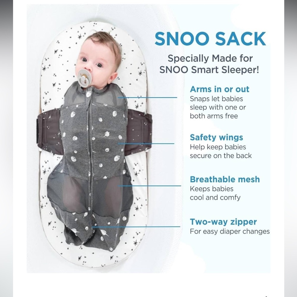 Tie-Dye Snoo Baby Swaddle: size small - Picture 2 of 5